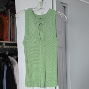 RW&CO. Light Green Knit Camisole